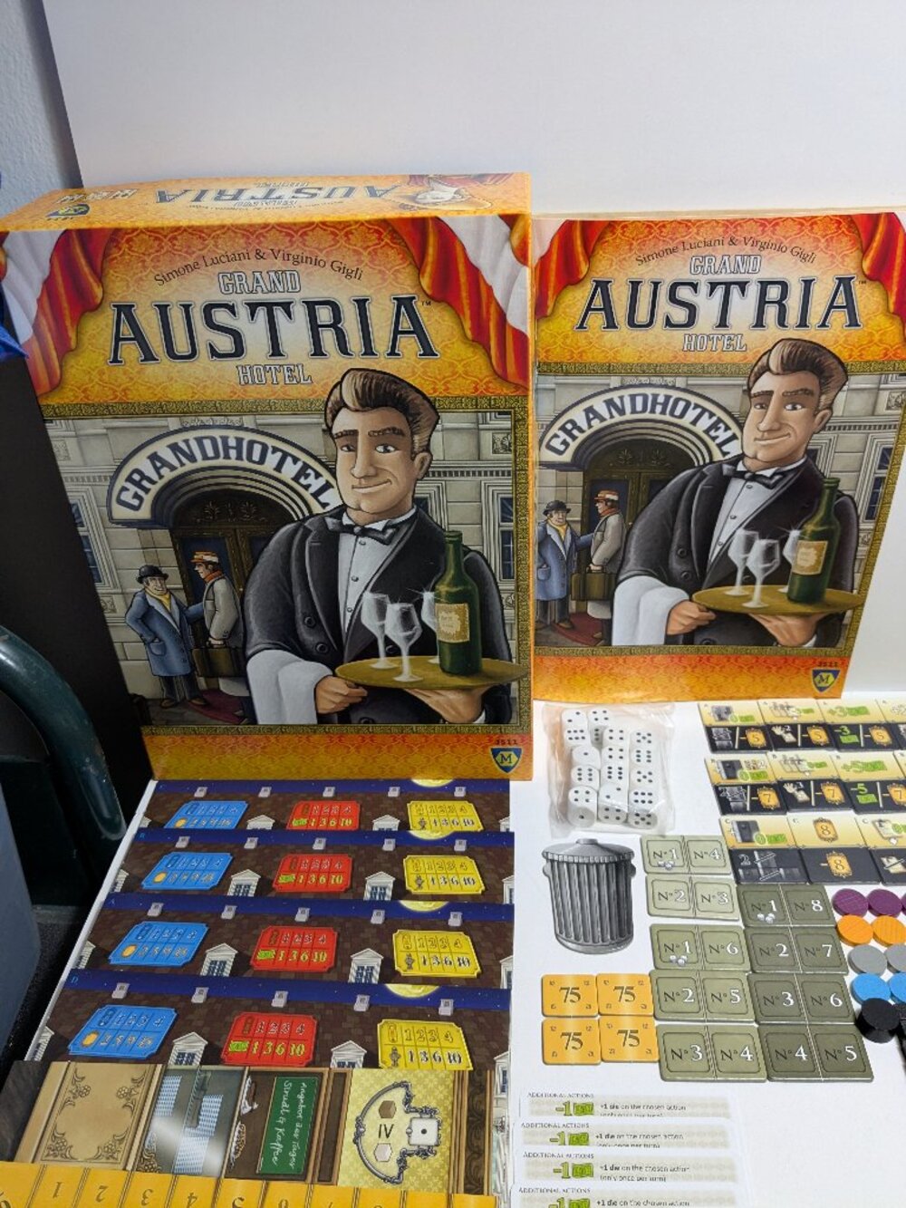Grand Austria Hotel Board Game Complete Strategy Economic Resource Management - Picture 2 of 16